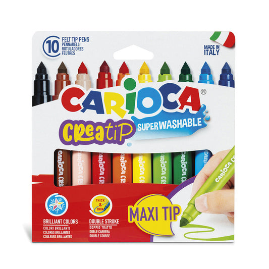 Marcadores Creatip Maxi Tip - 10 unidades