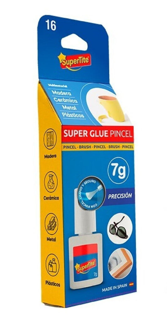Supertite - SUPER GLUE PINCEL,B BOX 7g