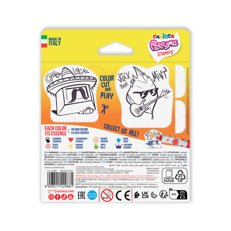 Carioca - Rotuladores Perfume Stamps - 8 Uds - Zhibo
