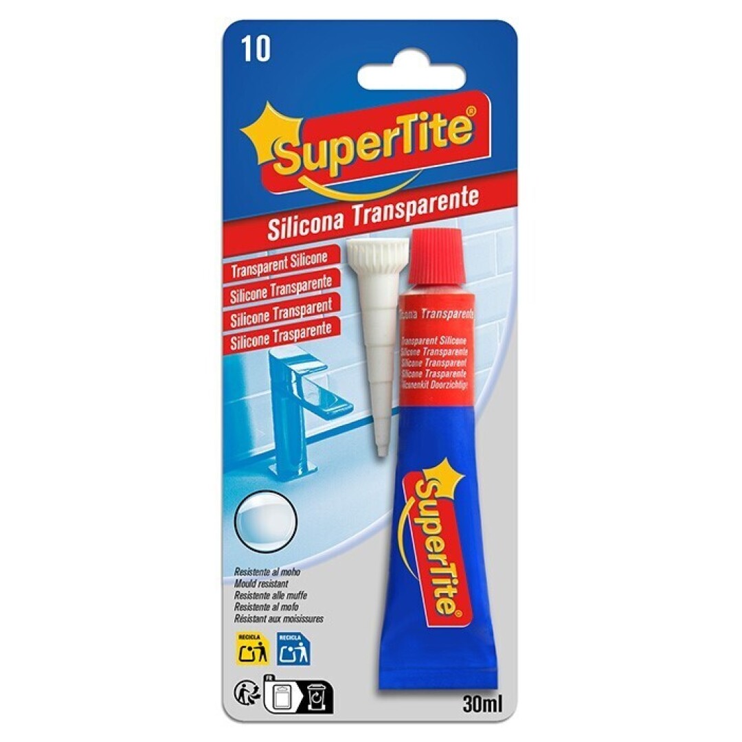 Supertite - SILICONA TRANSLUCIDA,Blister30ml