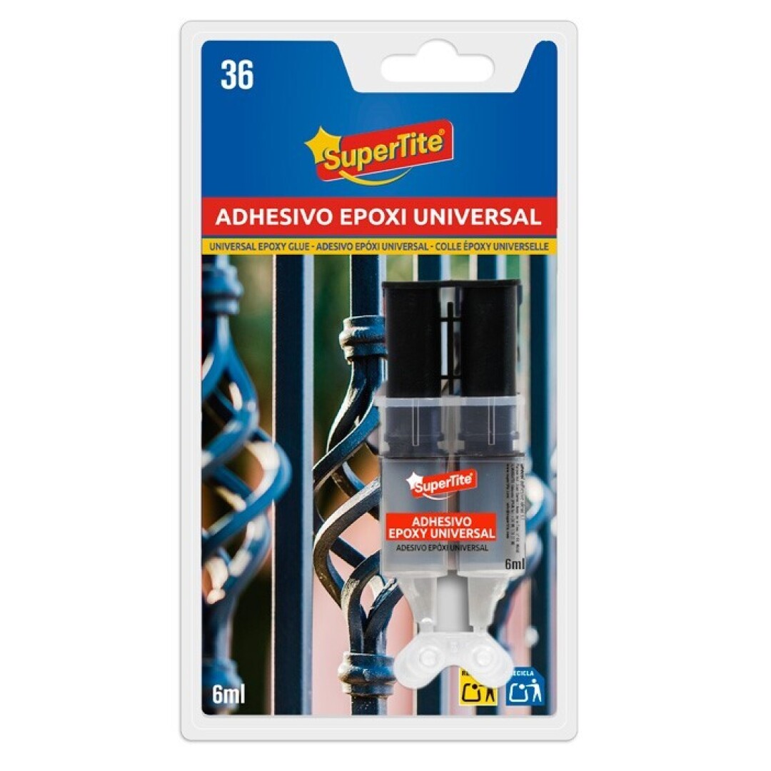 Supertite - JERINGA EPOXI, Blister 6ml